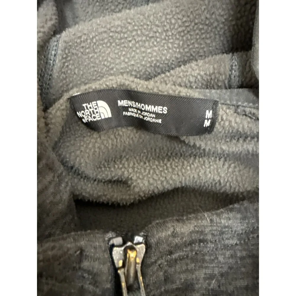 The North Face Full Zip Canyonland Hoodie Jacket Mens Medium Gray Fleece